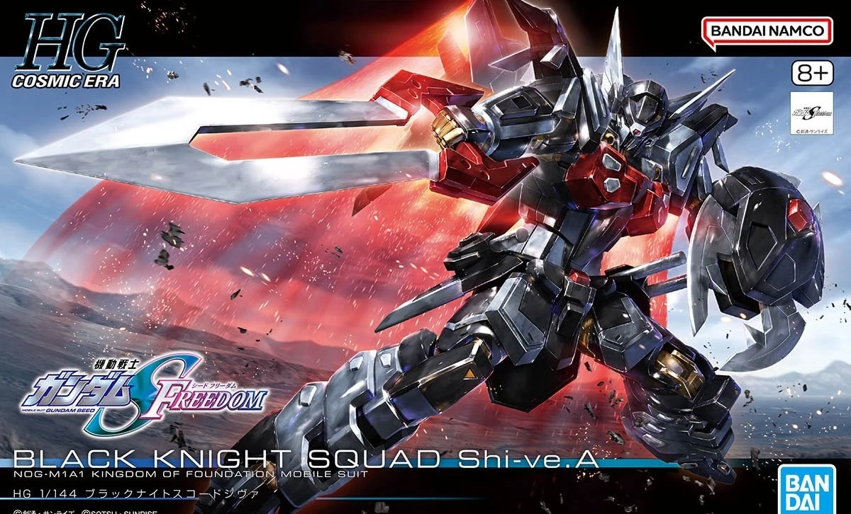 BANDAI Hg 1/144 Gundam Black Knight Squad Shi Ve A 3 BANDAI Hg 1/144 Gundam Black Knight Squad Shi Ve A