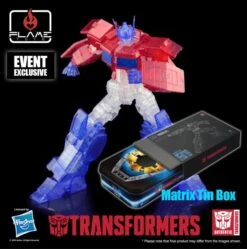 FLAMETOYS FLA74954 TRANSFORMERS OPTIMUS PRIME CLEAR MK -Optimal Modèles Magasin 1297667 60886 98 720