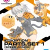 BANDAI 30MS Option Parts Set 1 (Speed Armor) -Optimal Modèles Magasin 30ms op01 option parts set 1 speed armor boxart