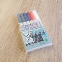 BANDAI GUNPLA MARKER REAL TOUCH 1 SET 6 GUNDAM -Optimal Modèles Magasin 339