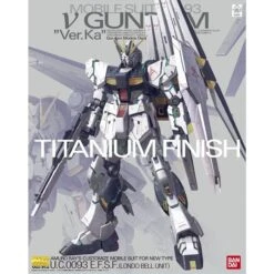 BANDAI GUN83651 GUNPLA 1/100 RX-93 NU GUNDAM VER. KA TITANIUM FINISH