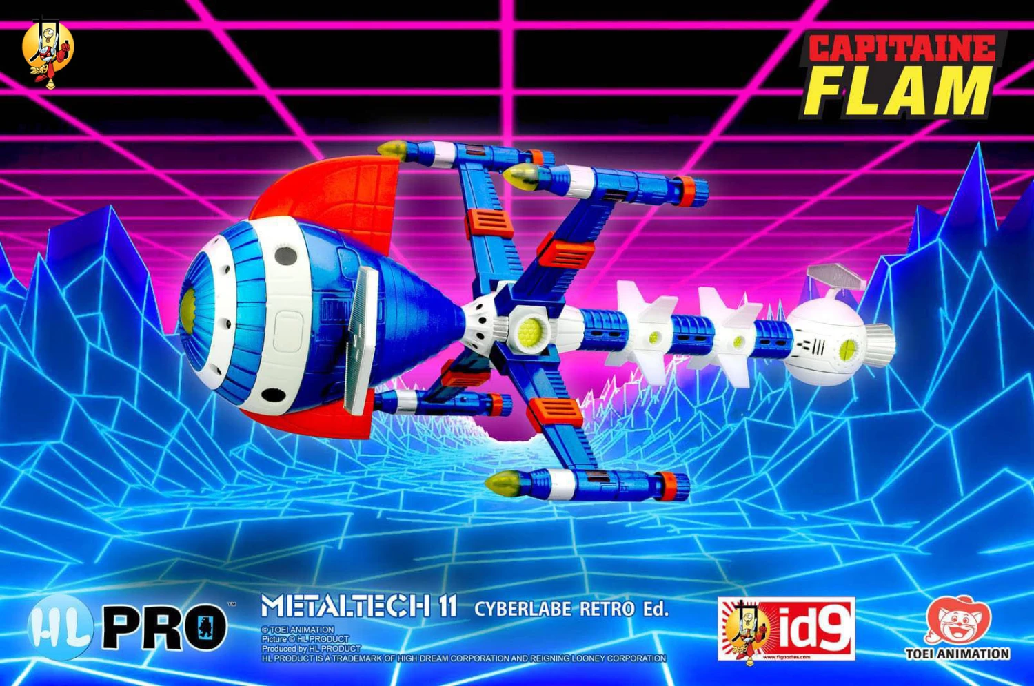 HL PRO CAPITAINE FLAM METALTECH 11 CYBERLABE RETRO EDITION 23,5CM 3 HL PRO CAPITAINE FLAM METALTECH 11 CYBERLABE RETRO EDITION 23,5CM