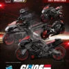 FLAME TOYS GI JOE FIGURINE FURAI MODEL PLASTIC MODEL KIT SPEED CYCLE 15 CM -Optimal Modèles Magasin 4897054513992 box