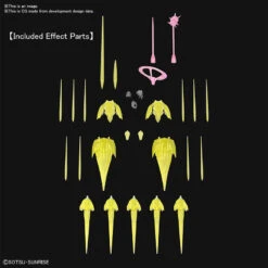 BANDAI GUN74515 GUNPLA RG 1/144 ZEONG WITH SHOTING EFFECT SET -Optimal Modèles Magasin 74515d