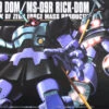 BANDAI GUN55877 GUNPLA HG 1/144 059 MS-09 DOM MS-09R RICK DOM -Optimal Modèles Magasin banmk55877b