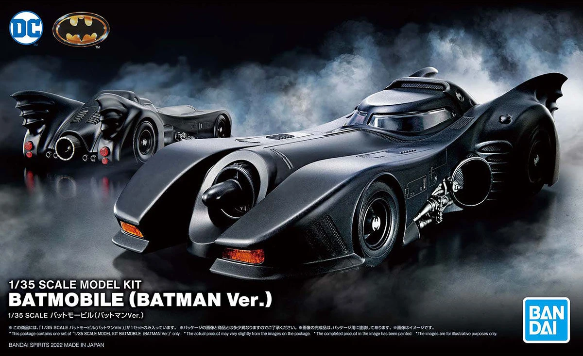 BANDAI DC80179 BATMAN 1989 BATMOBILE 1/35 MODEL KIT