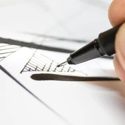 MOLOTOW BLACKLINER ETUI SET 1 4PCS -Optimal Modèles Magasin feutre molotow blackliner fin precision mine 1