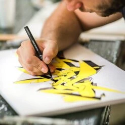 MOLOTOW BLACKLINER WALLET COMPLETE SET 11PCS -Optimal Modèles Magasin feutre tecnhnique fin molotow blackliner 04 1