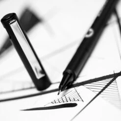 MOLOTOW BLACKLINER WALLET COMPLETE SET 11PCS -Optimal Modèles Magasin feutre tecnhnique fin molotow blackliner 05 1