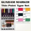 BANDAI GUNPLA MARKER GUNDAM SET FINE EDGE LINE -Optimal Modèles Magasin gms110 gundam marker thin point set set of 6 00