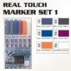BANDAI GUNPLA MARKER REAL TOUCH 1 SET 6 GUNDAM 2 BANDAI GUNPLA MARKER REAL TOUCH 1 SET 6 GUNDAM -Optimal Modèles Magasin gms112 real touch gundam marker set 1 set of 6