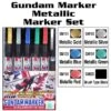 BANDAI GUNPLA MARKER GUNDAM SET METALLIC -Optimal Modèles Magasin gms121 gundam marker metallic set set of 6