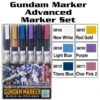 BANDAI GUNDAM ADVANCED SET 6 PCS -Optimal Modèles Magasin gms124 gundam marker advanced set set of 6