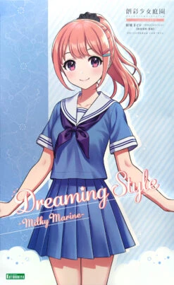 KOTOBUKIYA Sousai Shojo Teien Figurine Plastic Model Kit 1/10 Madoka Yuki Touou High School Summer Clothes Dreaming Style Miky Marine 15 Cm