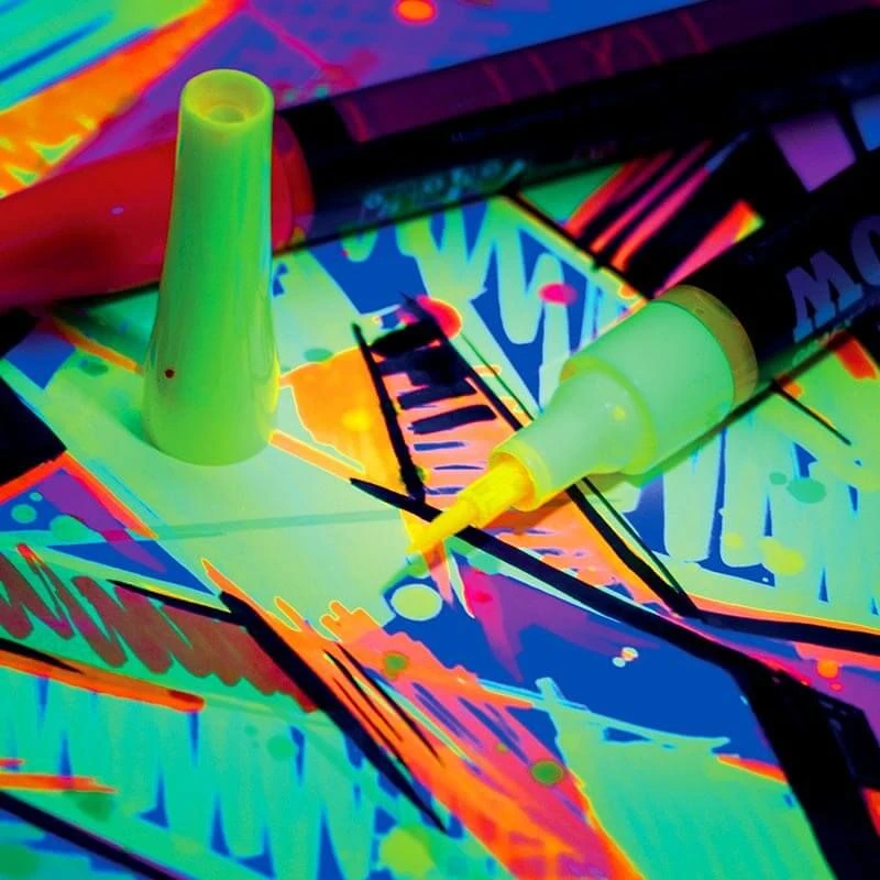 MOLOTOW PUMP SOFTLINER UV FLUORESCENT 1MM WALLET BASIC SET 1 6PCS 7 MOLOTOW PUMP SOFTLINER UV FLUORESCENT 1MM WALLET BASIC SET 1 6PCS – Image 5