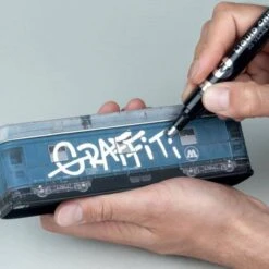 MOLOTOW CHROME MARKER LIQUID CHROME -Optimal Modèles Magasin marqueur indelebile molotow chrome liquide 2mm utilisation 1