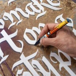 MOLOTOW ACRILYC MARKER ONE4ALL 2MM WALLET SET 6PCS -Optimal Modèles Magasin molotow 127hs marqueur peinture acrylique one4all 2mm tout supports