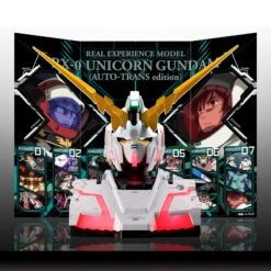 BANDAI REAL EXPERIENCE MODEL RX-0 UNICORN GUNDAM (AUTO TRANSFORM EDITION) -Optimal Modèles Magasin pb rem unicorn auto trans 8