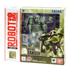 BANDAI Moblie Suit Gundam Figurine Robot Spirits (Side MS) MS-06 ZAKU II Ver. A.N.I.M.E. 13 Cm