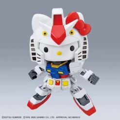 BANDAI GUN70469 SD HELLO KITTY/GUNDAM RX-78-2 EX STAND -Optimal Modèles Magasin sdex hello kitty rx782 9