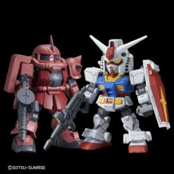 BANDAI GUN60276 GUNPLA SD CROSS SILHOUETTE RX-78-2 & MS-06S ZAKU II -Optimal Modèles Magasin sdgcs rx782 zaku2 1