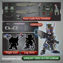 BANDAI SDW HEROES SERGEANT VERDE BUSTER GUNDAM DX SET -Optimal Modèles Magasin sdw heroes sergeant verde buster gundam dx o4