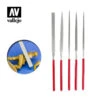 VALLEJO DIAMOND FILE SET (5) 140mm -Optimal Modèles Magasin vallejo hobby tools set of 5 diamond files t03002