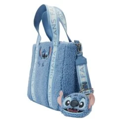 Disney Loungefly Tote Bag Stitch Plush With Coin -Optimal Modèles Magasin wdtb2899 lfdisneystitchpluscrossbodywithcoinbag4766side