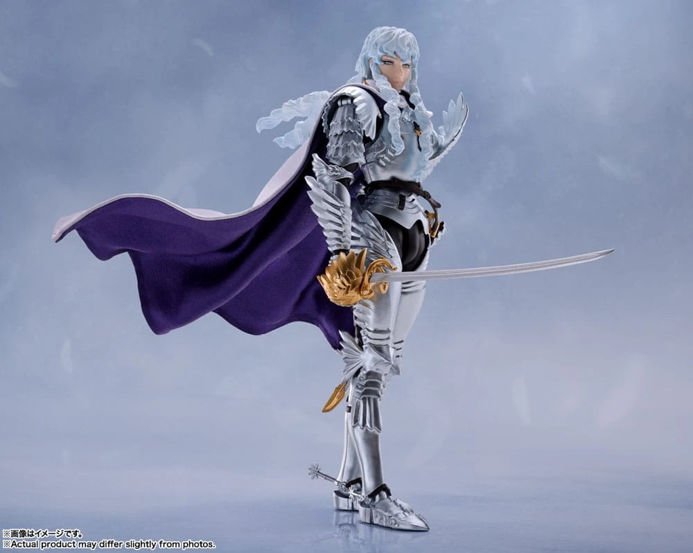 BANDAI Berserk Figurine S.H. Figuarts Griffith (Hawk Of Light) 15 Cm 4 BANDAI Berserk Figurine S.H. Figuarts Griffith (Hawk Of Light) 15 Cm – Image 2