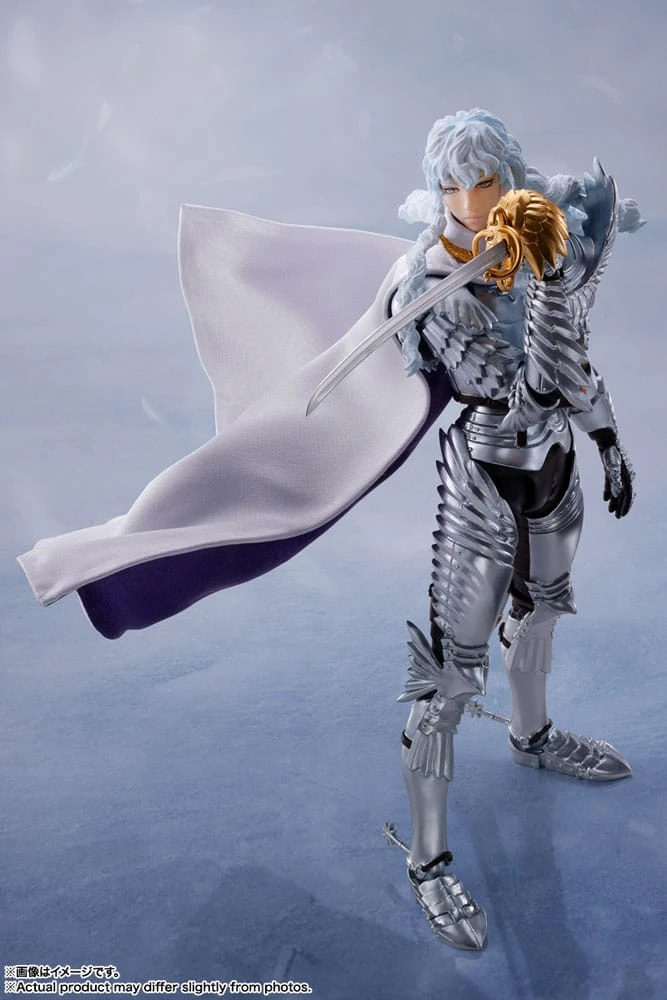 BANDAI Berserk Figurine S.H. Figuarts Griffith (Hawk Of Light) 15 Cm 7 BANDAI Berserk Figurine S.H. Figuarts Griffith (Hawk Of Light) 15 Cm – Image 5