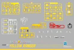 FLAME TOYS Power Rangers Figurine Furai Model Plastic Model Kit Yellow Ranger 13 Cm -Optimal Modèles Magasin x flto20220702y g