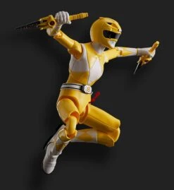 FLAME TOYS Power Rangers Figurine Furai Model Plastic Model Kit Yellow Ranger 13 Cm -Optimal Modèles Magasin x flto20220702y i