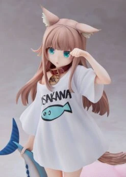 GOLDEN HEAD My Cat Is A Kawaii Girl Statuette 1/6 Kinako Good Morning Ver. 21 Cm -Optimal Modèles Magasin x gohe91801 c