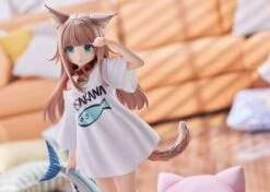 GOLDEN HEAD My Cat Is A Kawaii Girl Statuette 1/6 Kinako Good Morning Ver. 21 Cm -Optimal Modèles Magasin x gohe91801 i