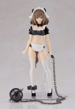 MAX FACTORY Guilty Princess Figurine PLAMAX GP-07 Underwear Body Girl Ran & Jelly: Maid Ver. Set 16 Cm -Optimal Modèles Magasin x mafc01351 f 1