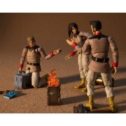 MEGAHOUSE MOBILE SUIT GUNDAM PACK 3 FIGURINES G.M.G. EARTH FEDERATION ARMY SOLDIERS 10 CM -Optimal Modèles Magasin x meho830563 g