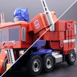 ROBOSEN TRANSFORMERS ROBOT AUTO-TRANSFORMABLE INTERACTIF OPTIMUS PRIME 48 CM *ANGLAIS* -Optimal Modèles Magasin x rbsn qtz 40 t 01 f